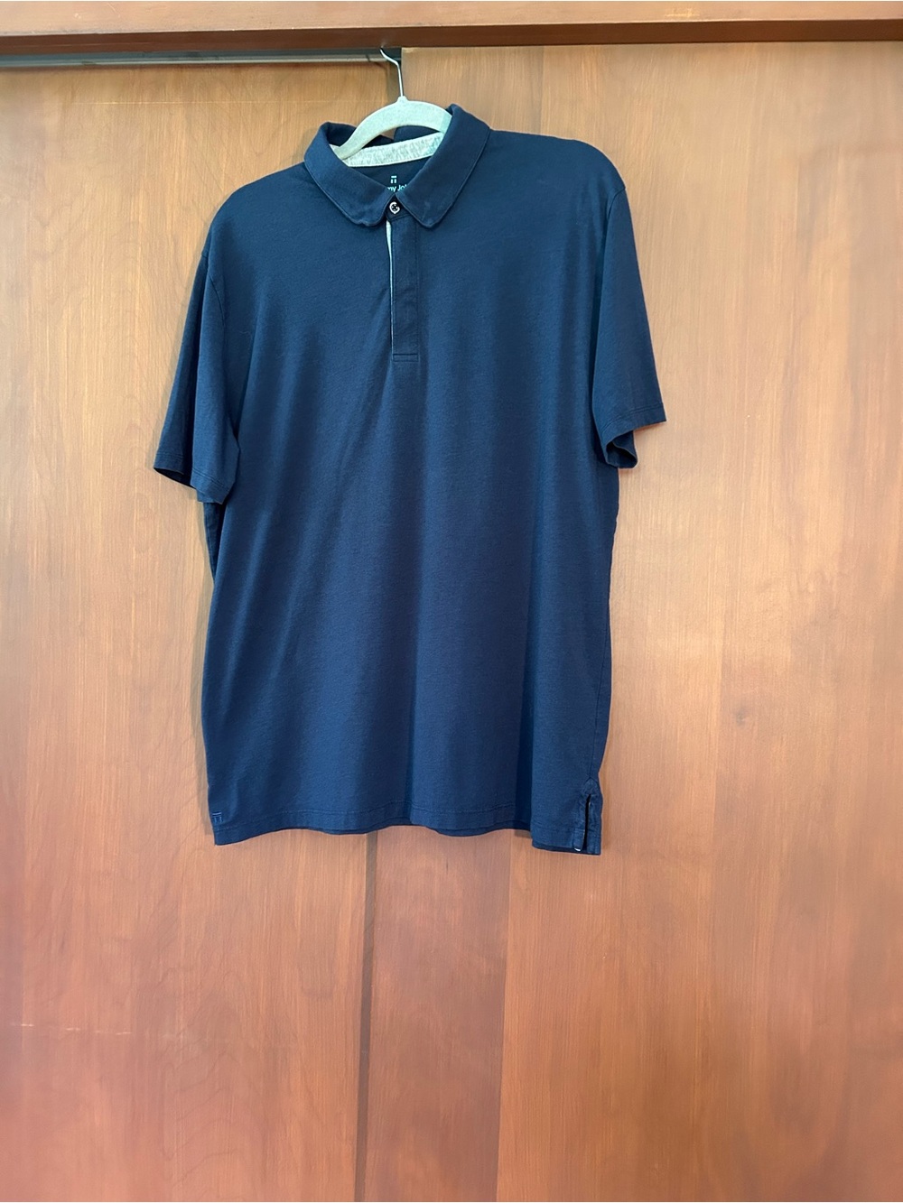 Tommy John navy polo shirt